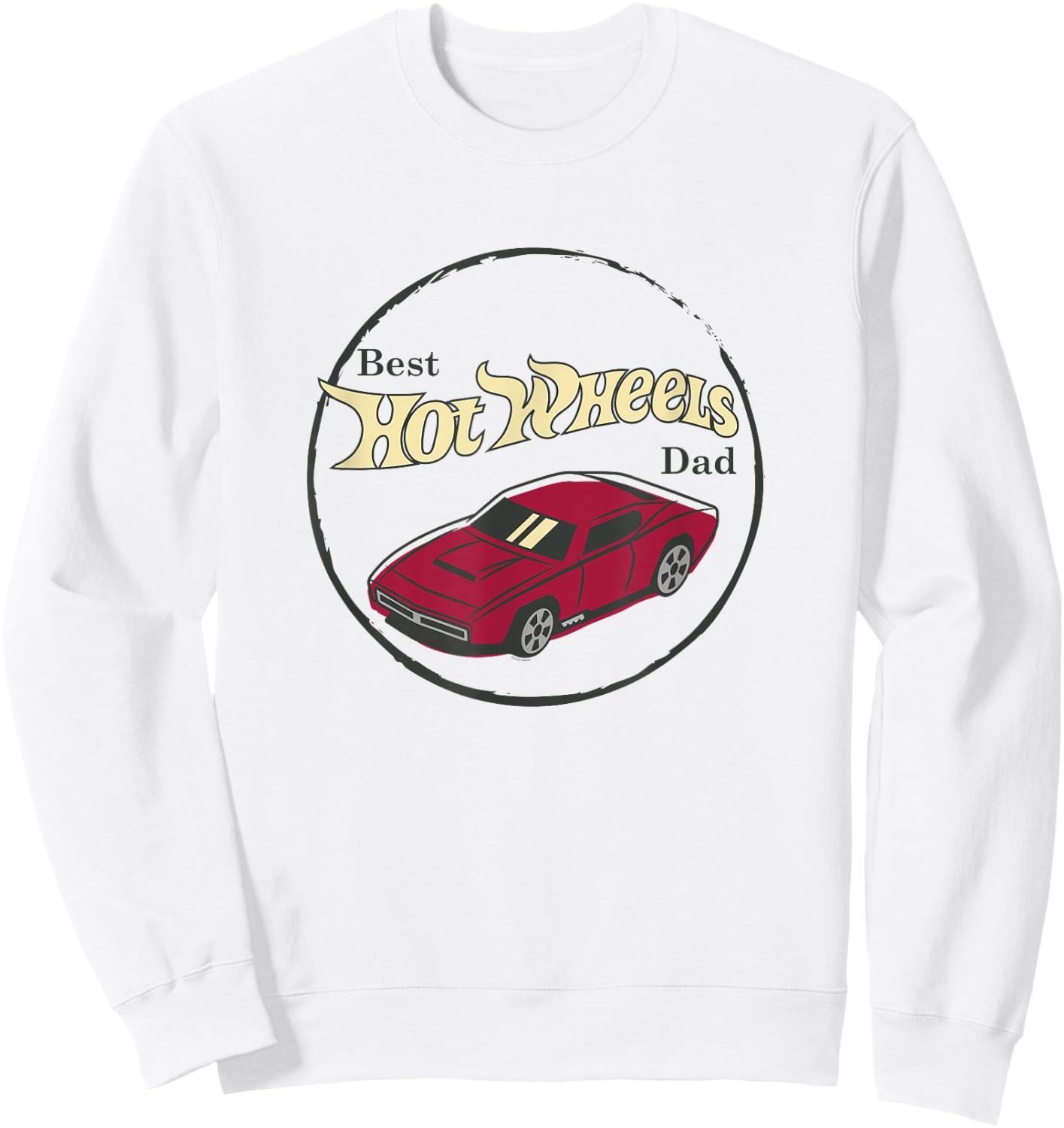 Hot Wheels - Father's Day Best Hot Wheels Dad Sweatshirt - Sweatshirt | White