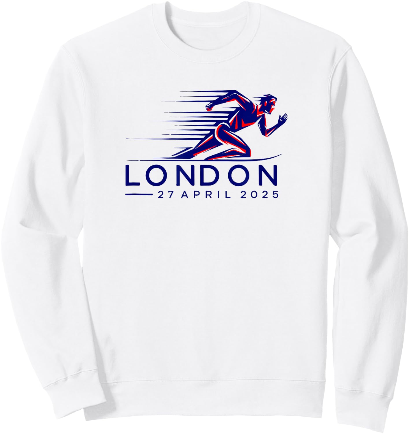 Marathon LONDON 2025 For Marathon Lovers Sweatshirt - Sweatshirt | White