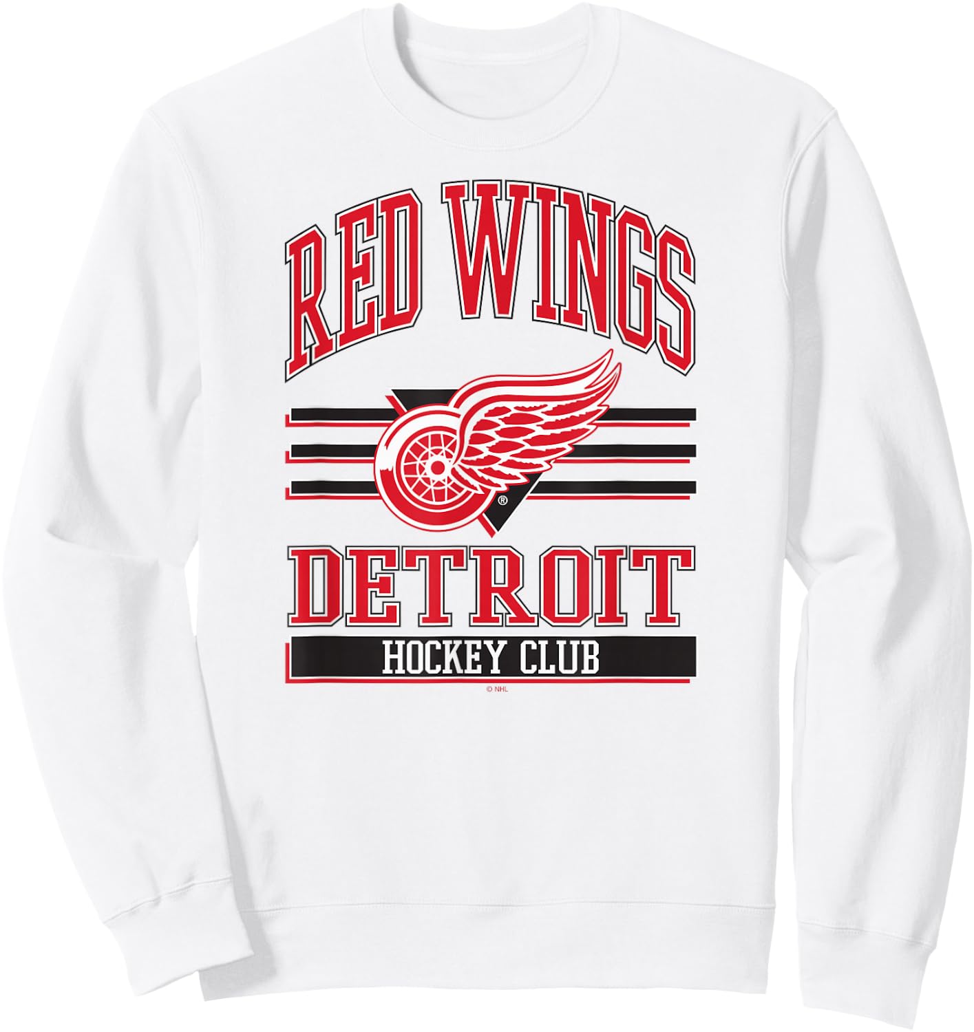 Detroit Red Wings Hockey Club Gray Officially Licensed Sweatshirt - Sweatshirt | White
