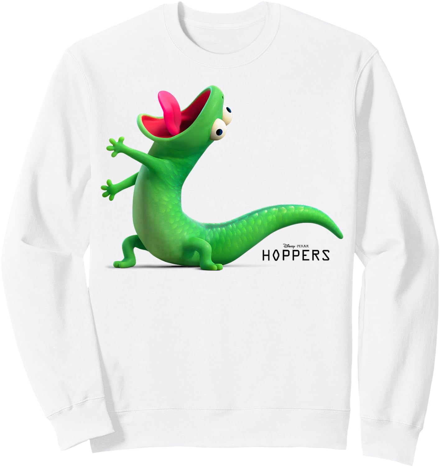 Disney Pixar Hoppers Tom Lizard Yelling Funny Pose Sweatshirt - Sweatshirt | White