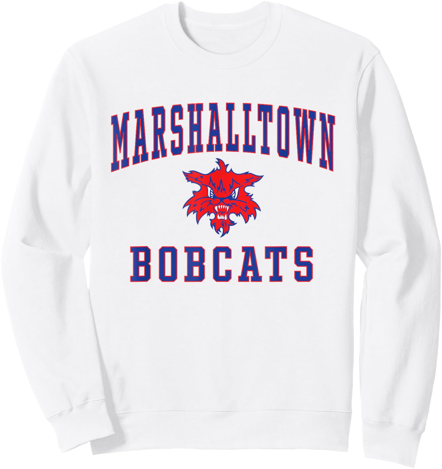 Marshalltown High School Bobcats C1 Sweatshirt - Sweatshirt | White