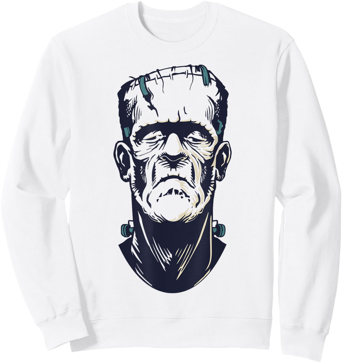 Frankenstein Monster Halloween Costume Sweatshirt - Sweatshirt | White
