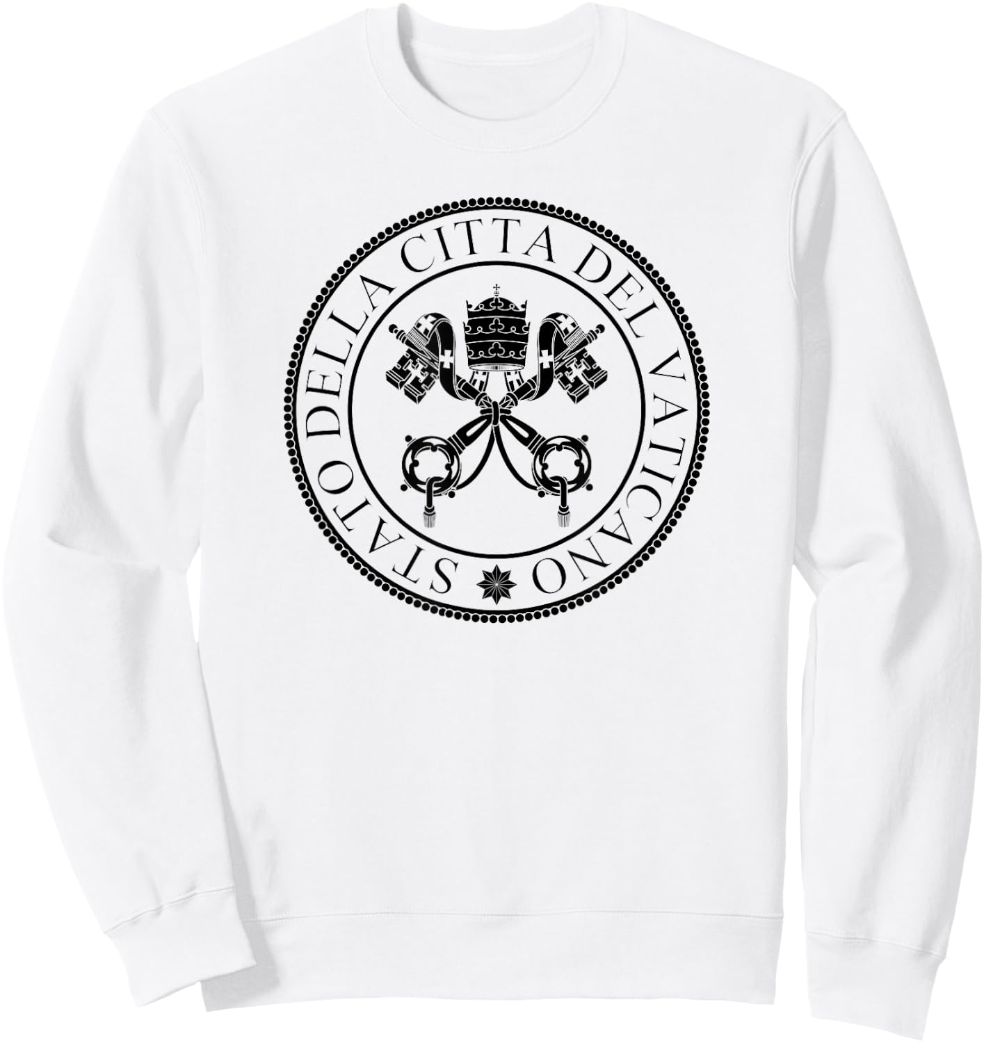 Vatican City State Seal Holy Lake Sweatshirt - Sweatshirt | White