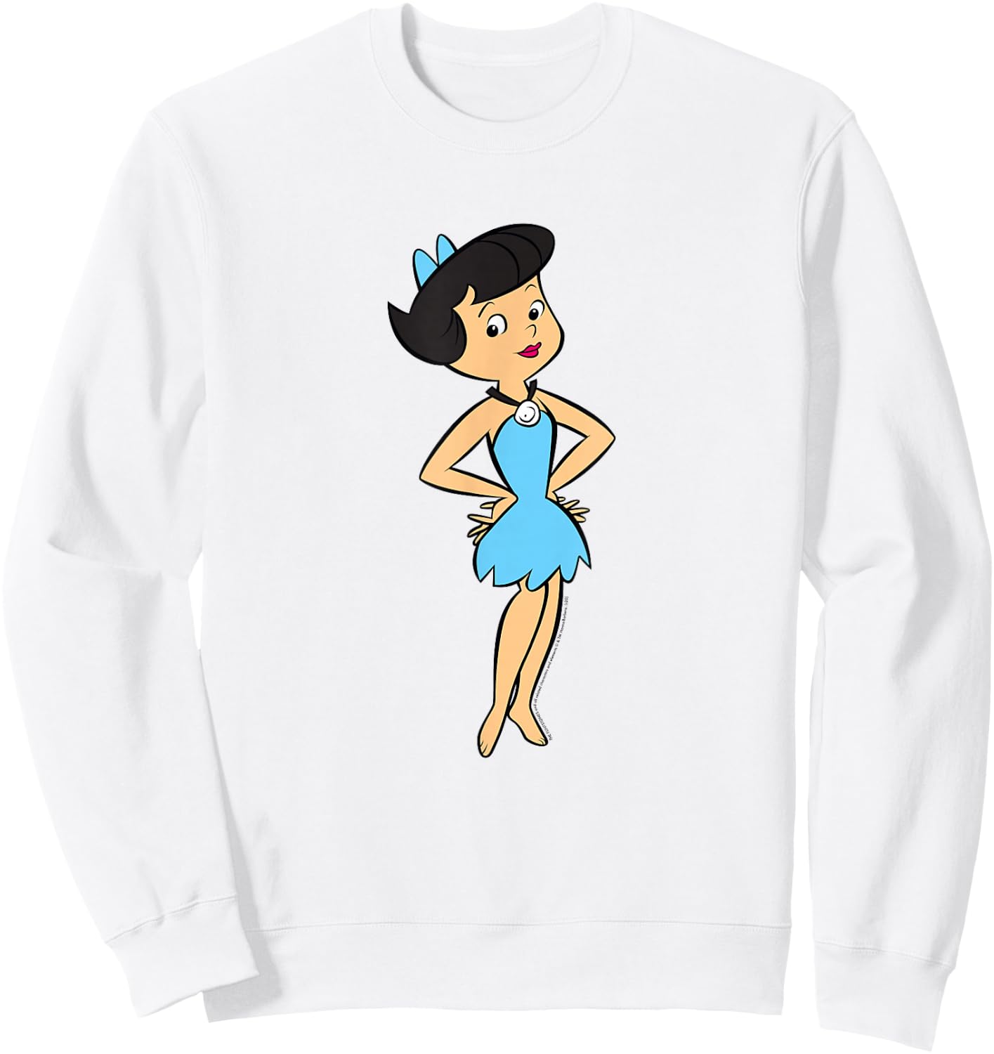 The Flintstones Betty Rubble Big Solo Shot Sweatshirt - Sweatshirt | White