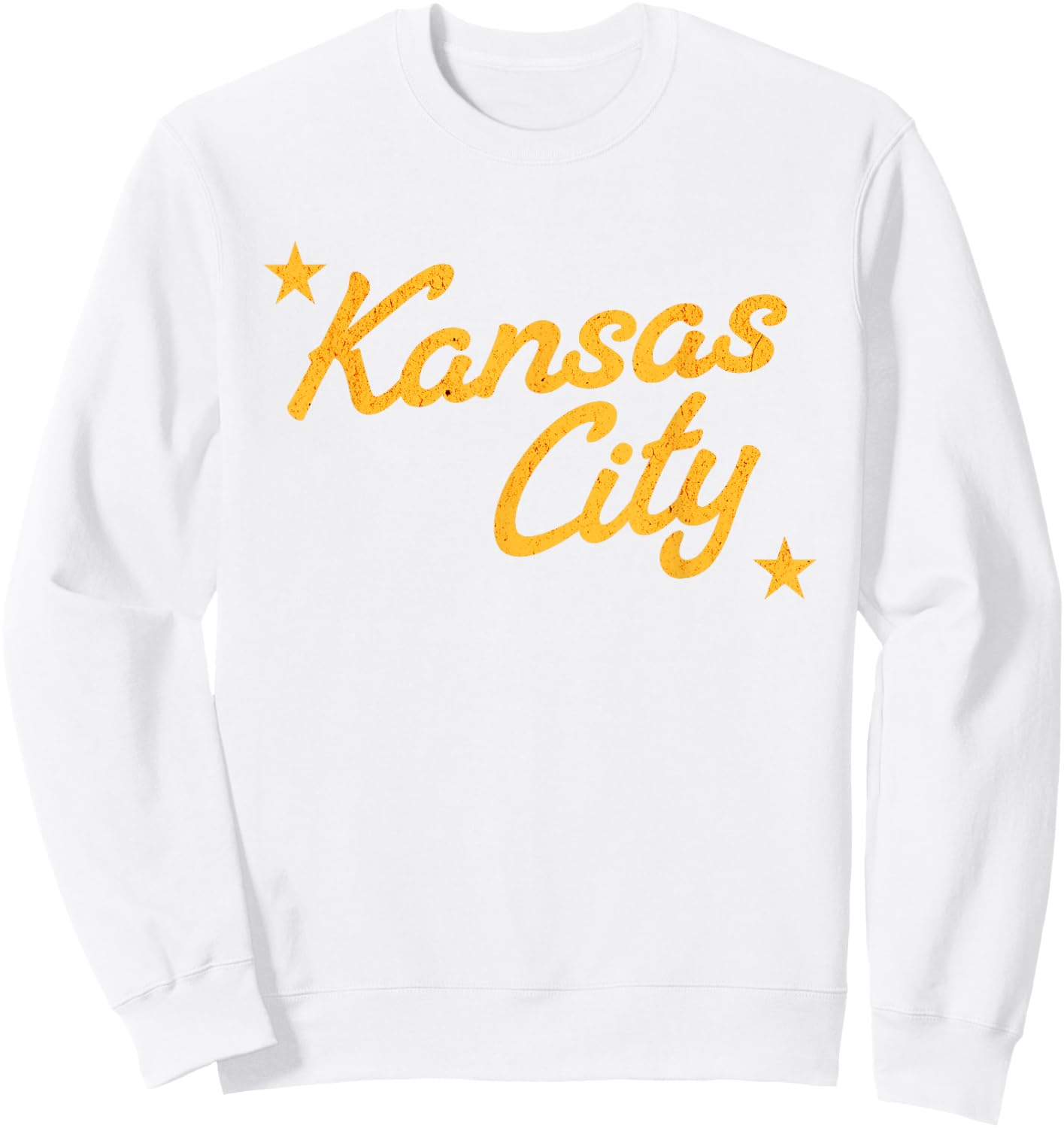 Vintage Kansas City Retro Apparel KC Sweatshirt - Sweatshirt | White