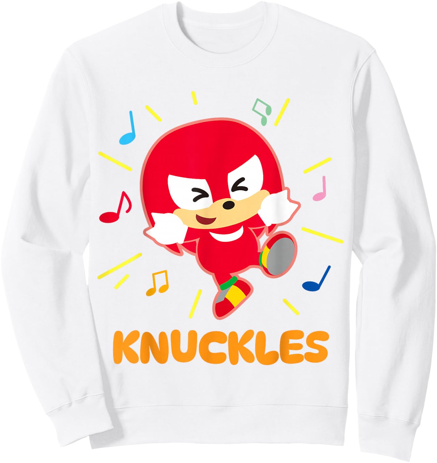 Sonic & Friends Knuckles Built Different Sweatshirt - Sweatshirt | White