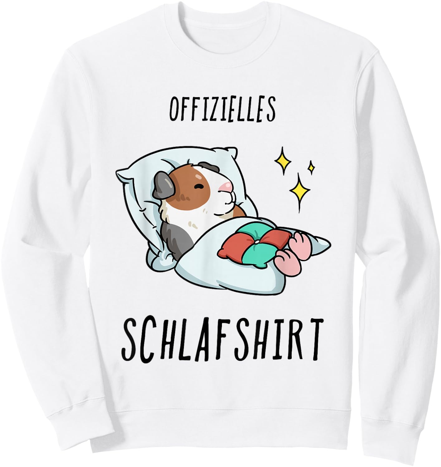 Alle Meerschweinchen Angebote Women's Pyjamas Short Sleeve Grey Small EU 38-40 Sweatshirt - Sweatshirt | White