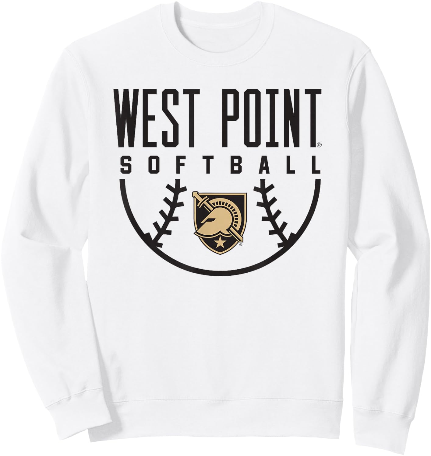 Army West Point Black Knights Softball Arch Sweatshirt - Sweatshirt | White