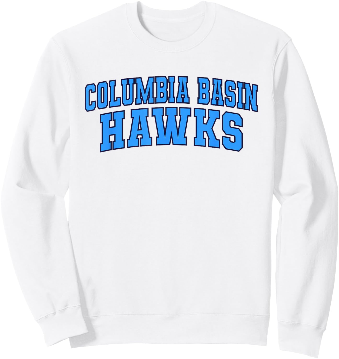Columbia Basin College Apparel Sports Fan Sweatshirt - Sweatshirt | White