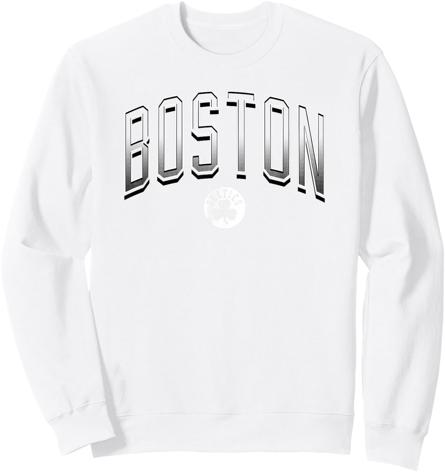 NBA - Boston Celtics City Wordmark Logo Sweatshirt - Sweatshirt | White
