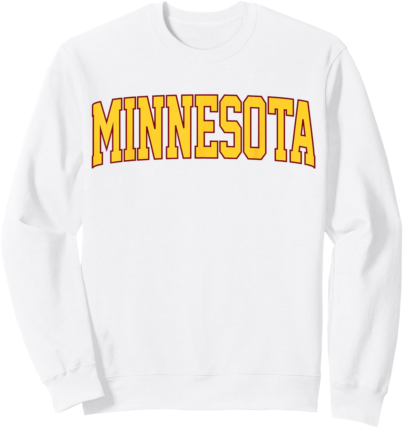 Retro Minnesota Vintage Minnesota Maroon Gold Throwback Sweatshirt - Sweatshirt | White