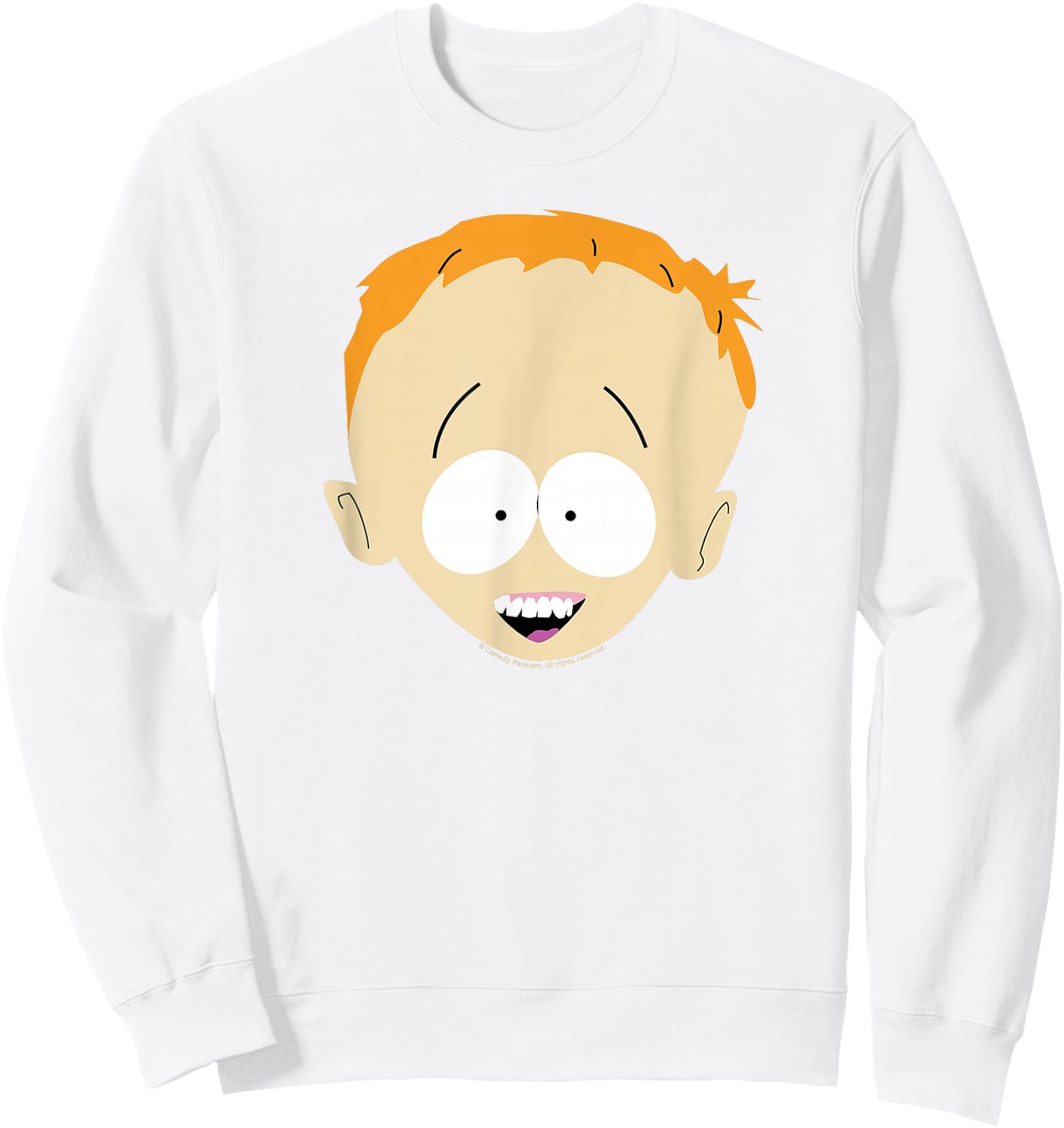 South Park Timmy Smile Face Halloween Sweatshirt - Sweatshirt | White