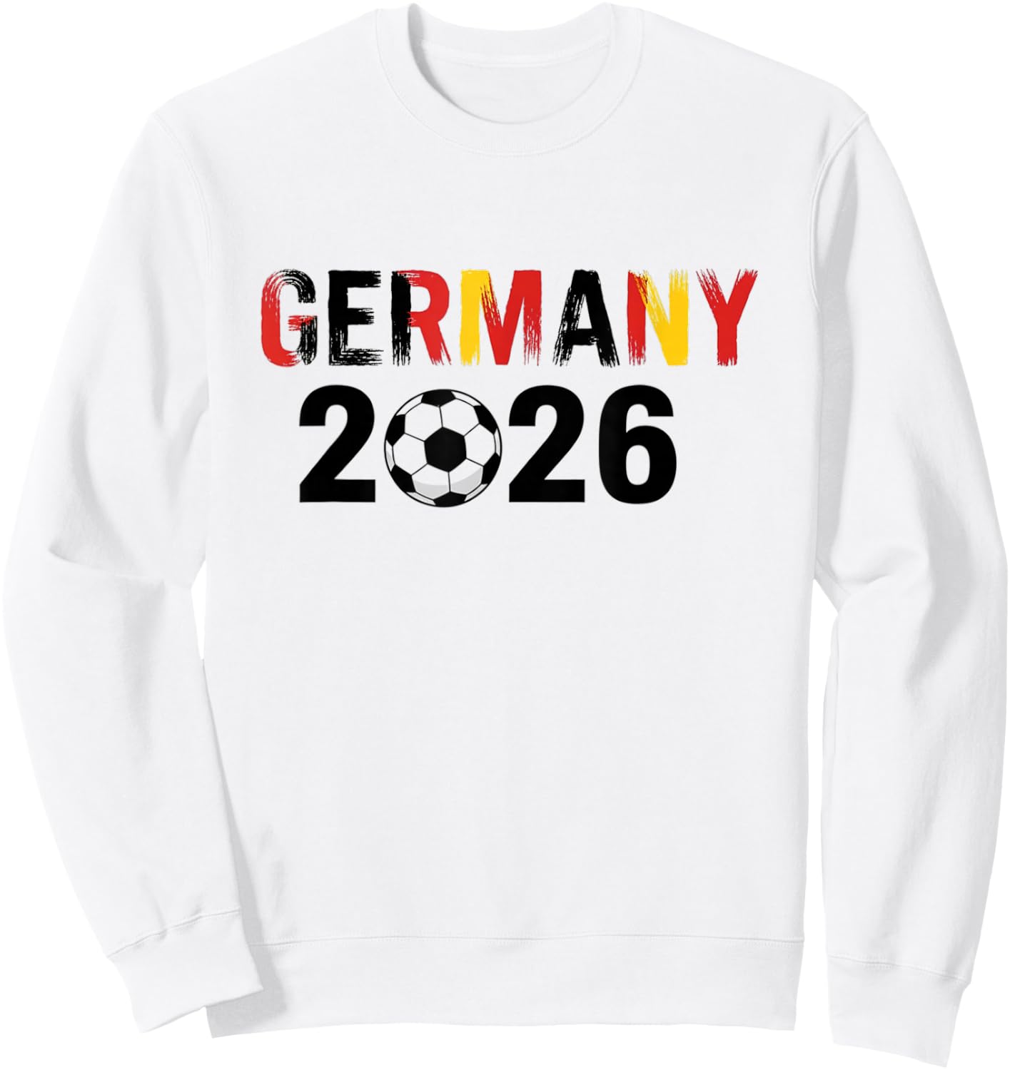 Deutschland 2026 Fußball Fan Trikot 2026 Deutschland Sweatshirt - Sweatshirt | White