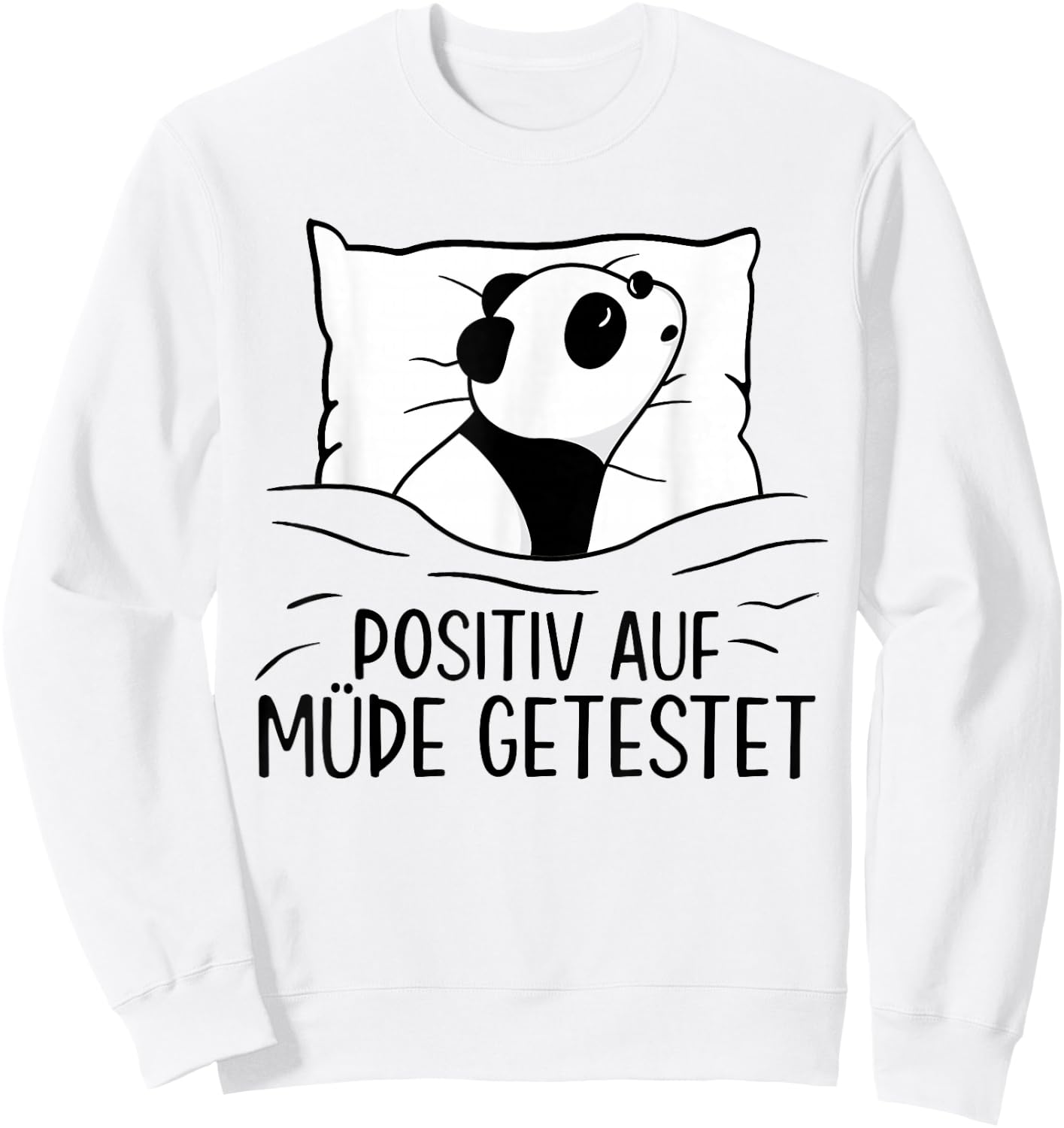 Cute Panda Official Sleep Shirt Pyjamas , White, s Sweatshirt - Sweatshirt | White