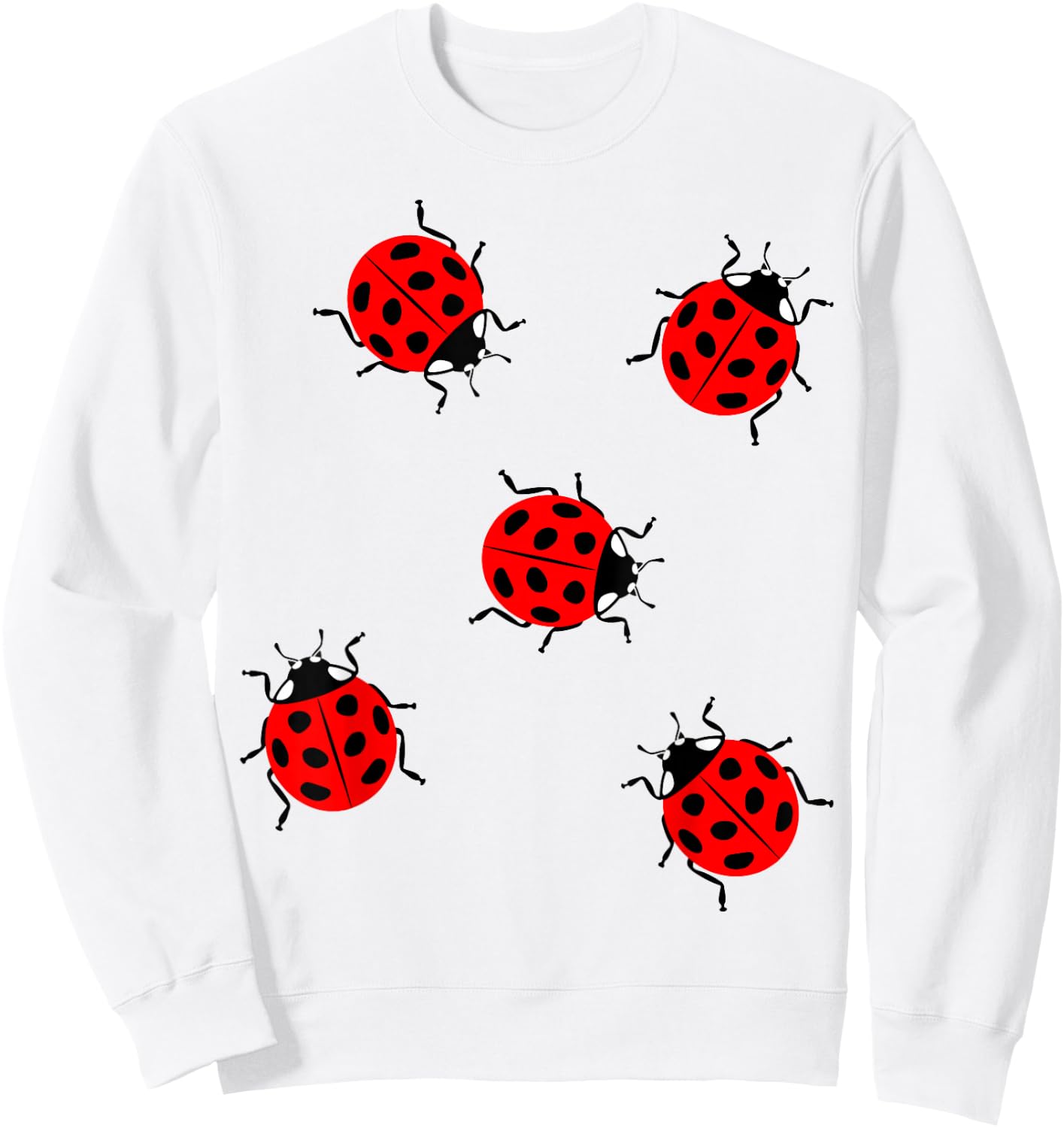 Viele Marienkäfer Süßes Käfer Insekten Sommer Sweatshirt - Sweatshirt | White