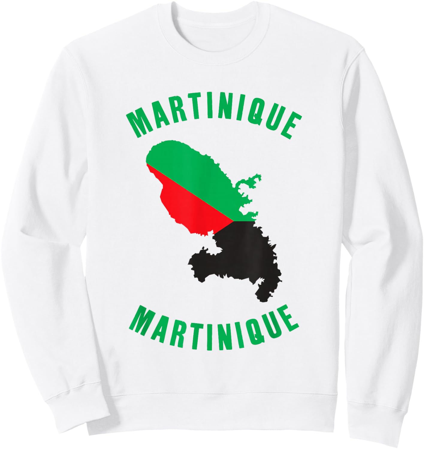 Martinique 972 Cadeau Homme Martiniquais Femme Martiniquaise Sweatshirt - Sweatshirt | White