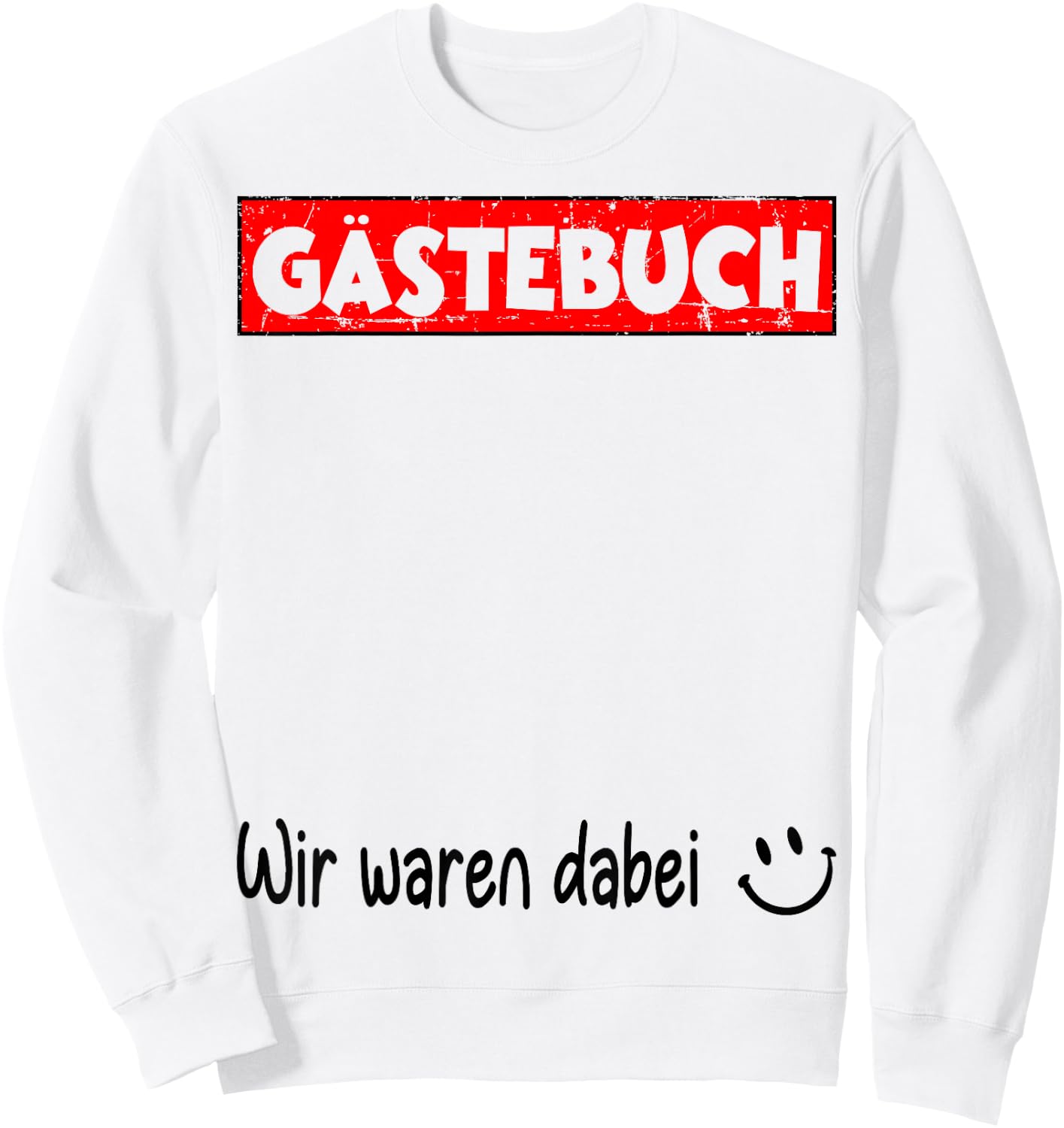 Guestbook , White, s Sweatshirt - Sweatshirt | White