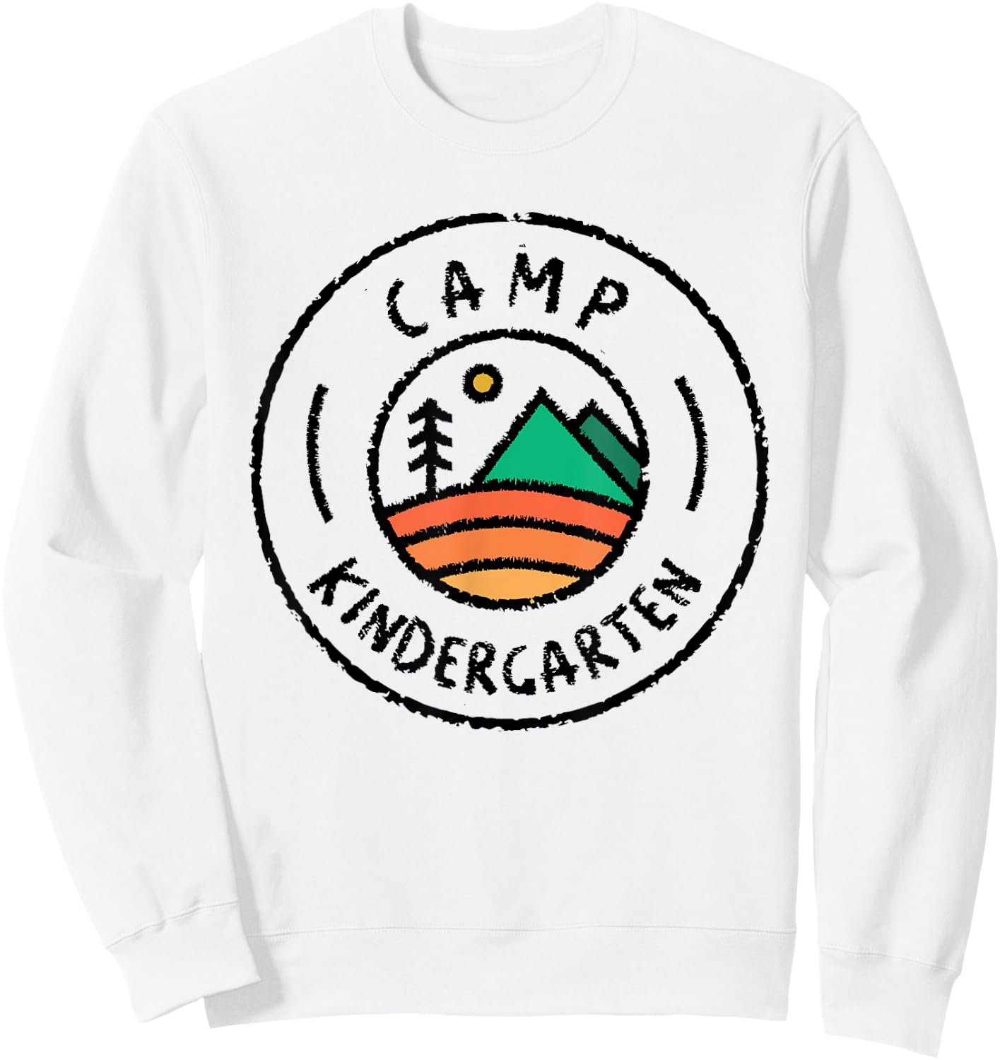 Camp Kindergarten Teacher Sweatshirt - Sweatshirt | White
