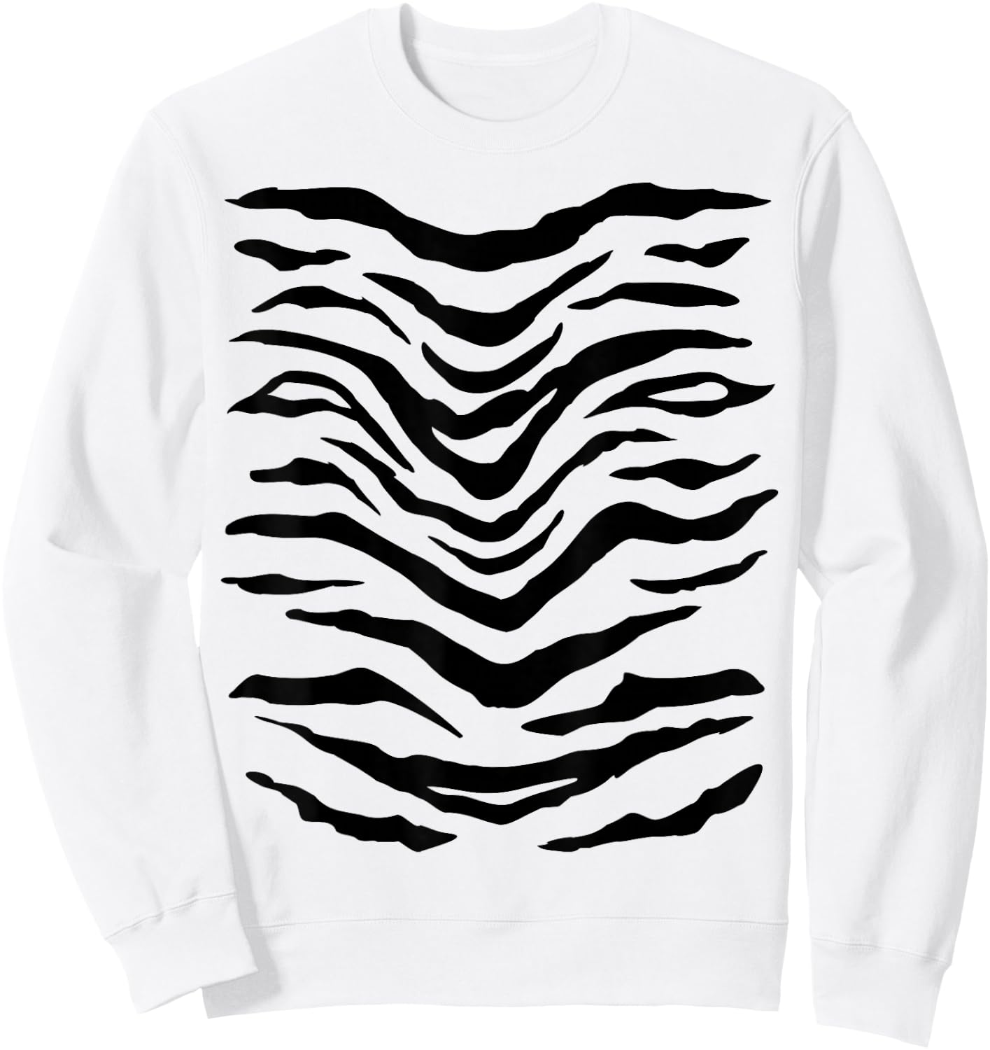 Tiger Costume Tiger Costume Tiger Pattern Tiger Stripes Pattern , orange Sweatshirt - Sweatshirt | White