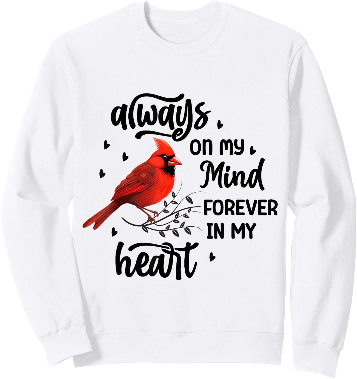 Always On My Mind Forever In My Heart Sweatshirt - Sweatshirt | White