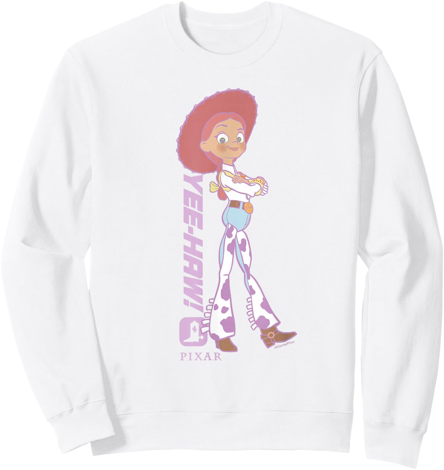 Disney Pixar Toy Story 5 Jessie Yee-Haw Big Character Sweatshirt - Sweatshirt | White