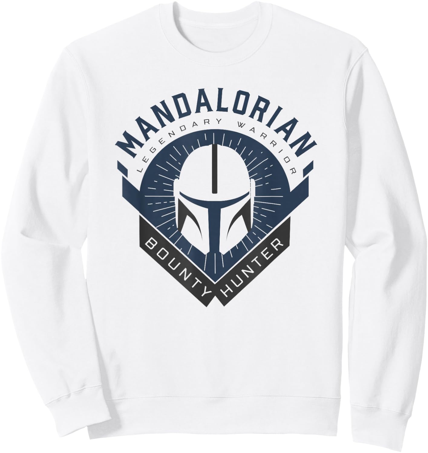 Star Wars Mandalorian Bounty Hunter Sweatshirt - Sweatshirt | White