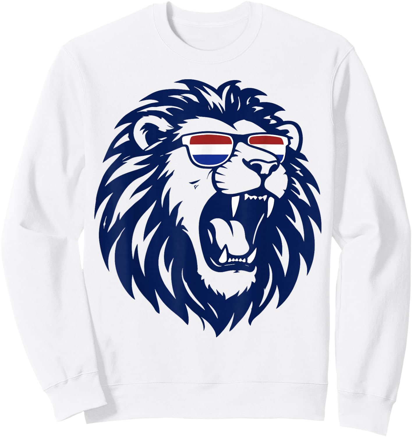 Nederland Netherlands Lion Dutch Holland Vintage Orange Sweatshirt - Sweatshirt | White