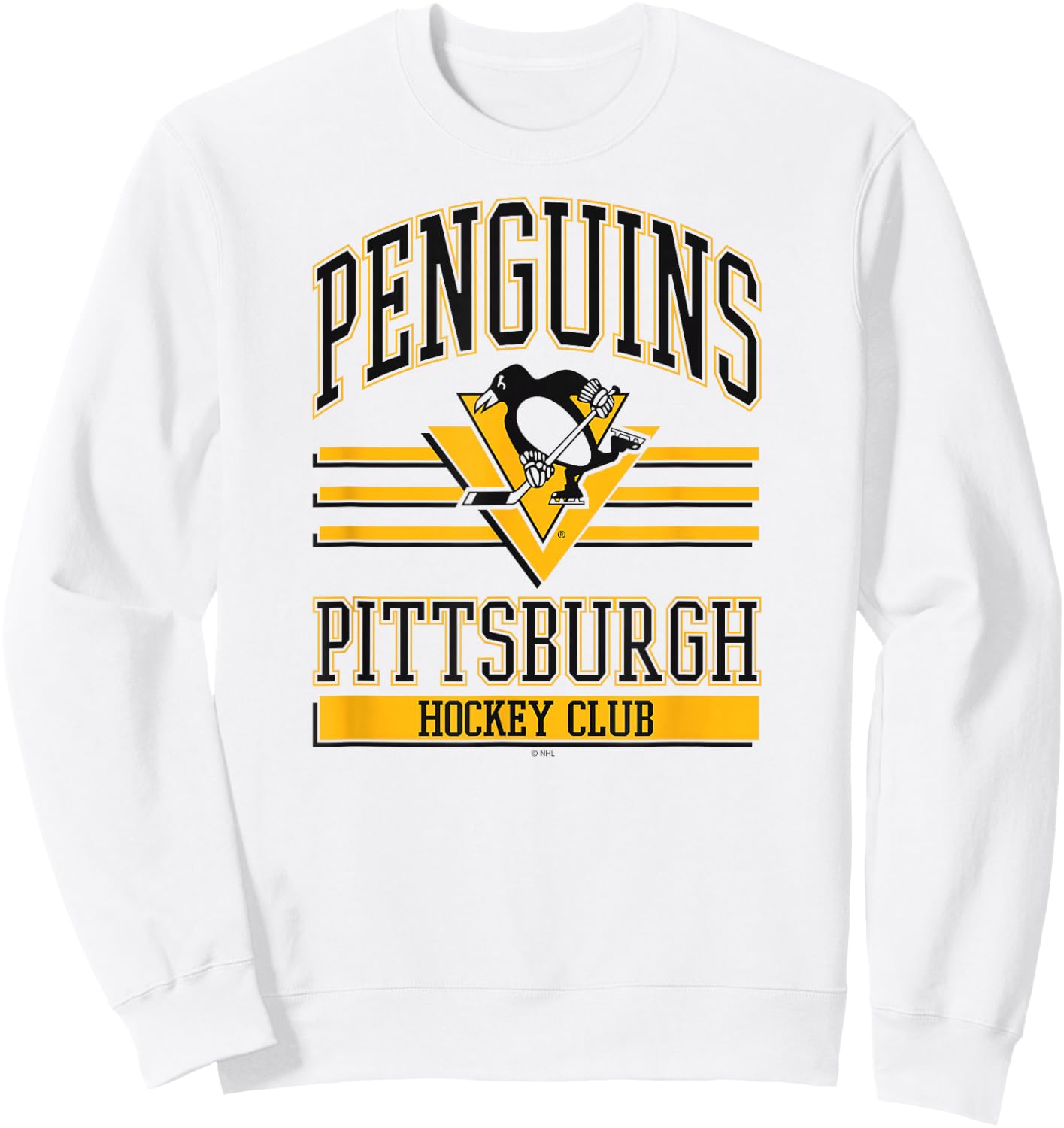 Pittsburgh Penguins Hockey Club White Officially Licensed Sweatshirt - Sweatshirt | White