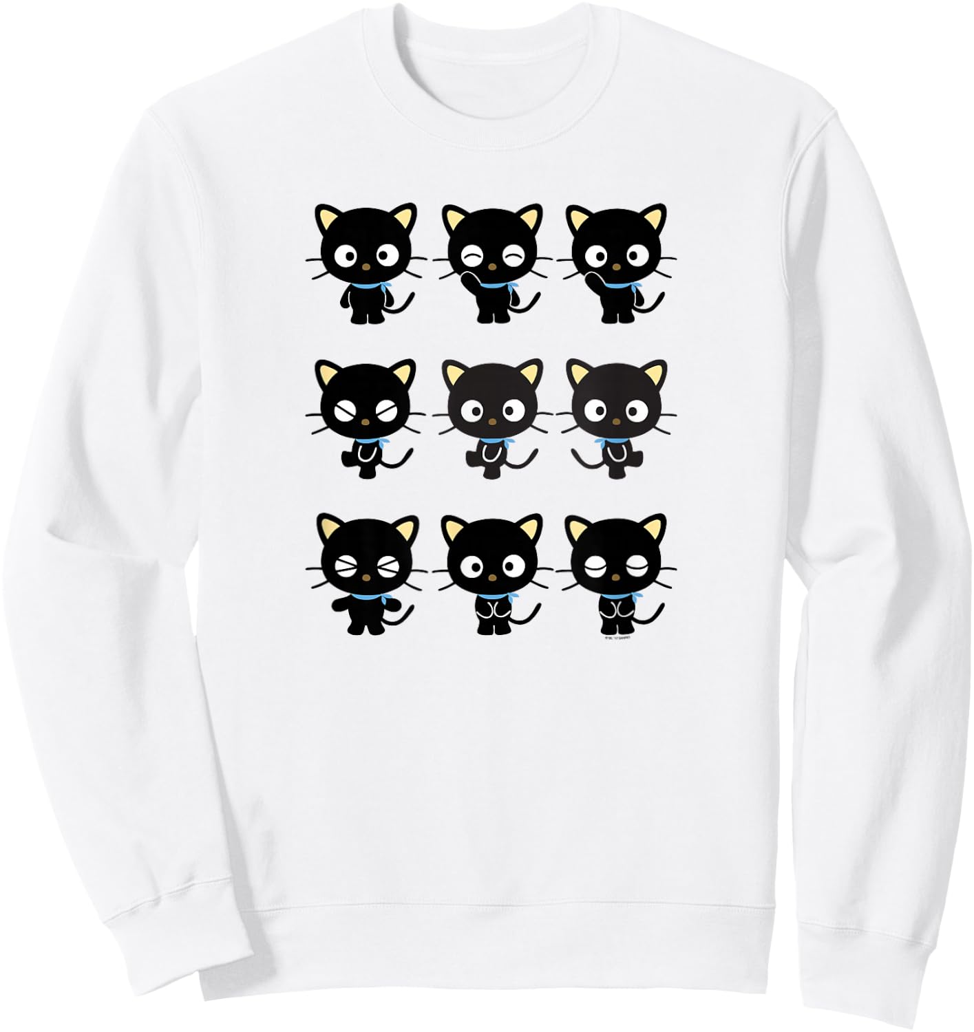 Chococat Many Expressions Sweatshirt - Sweatshirt | White