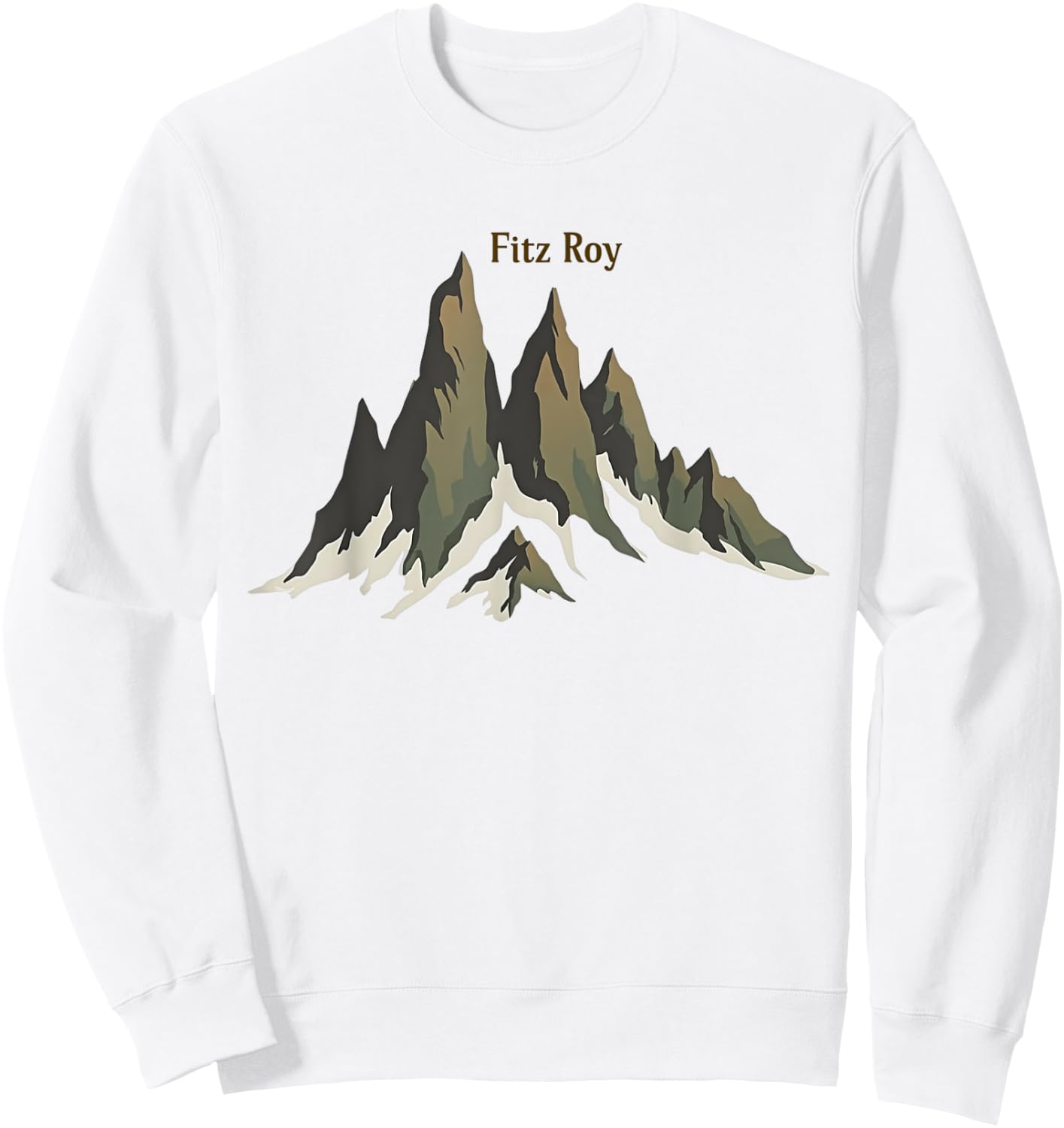 Mt. Fitz Roy Sweatshirt - Sweatshirt | White