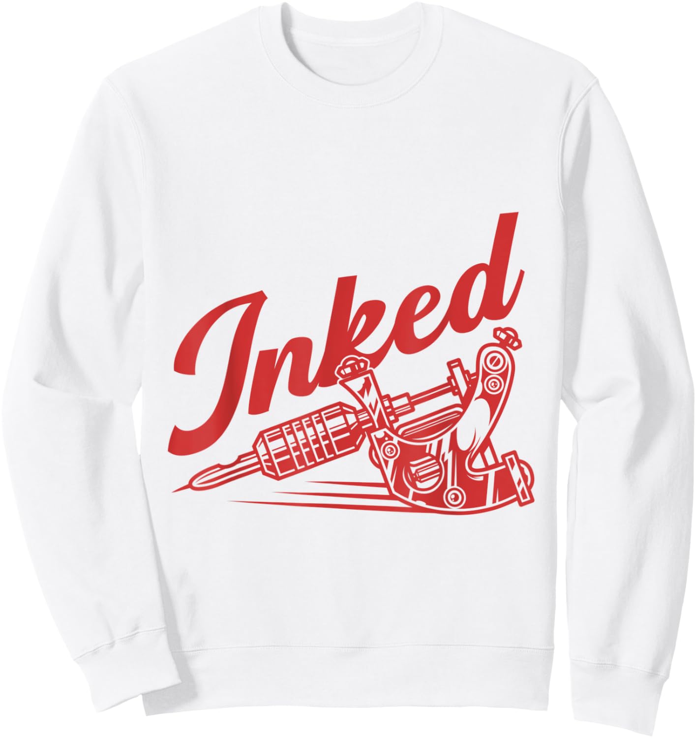 Inked Tattoos Spruch Geschenk Tattoowiererin Tattoowierer Ge Sweatshirt - Sweatshirt | White