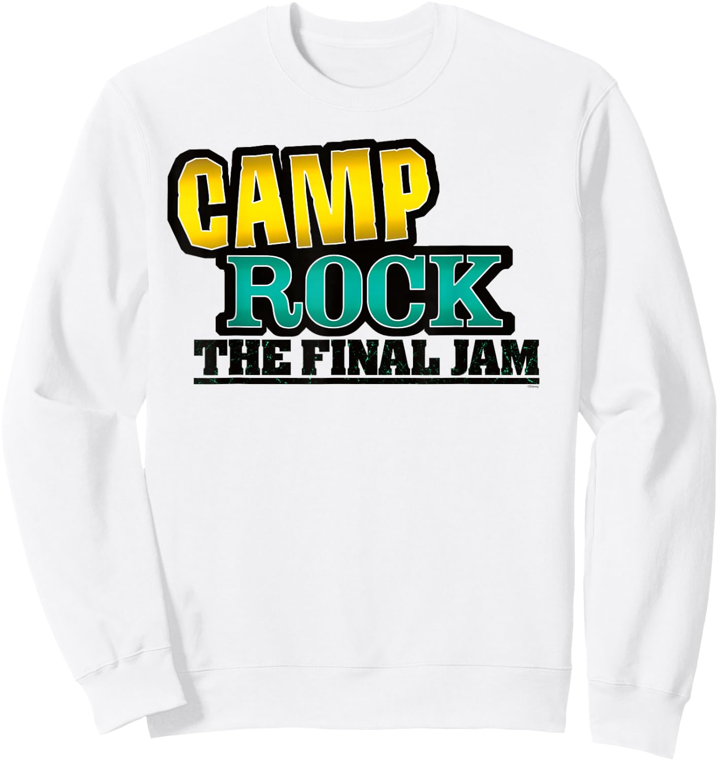 Disney Channel Official Camp Rock 2: The Final Jam Logo , white, S Sweatshirt - Sweatshirt | White