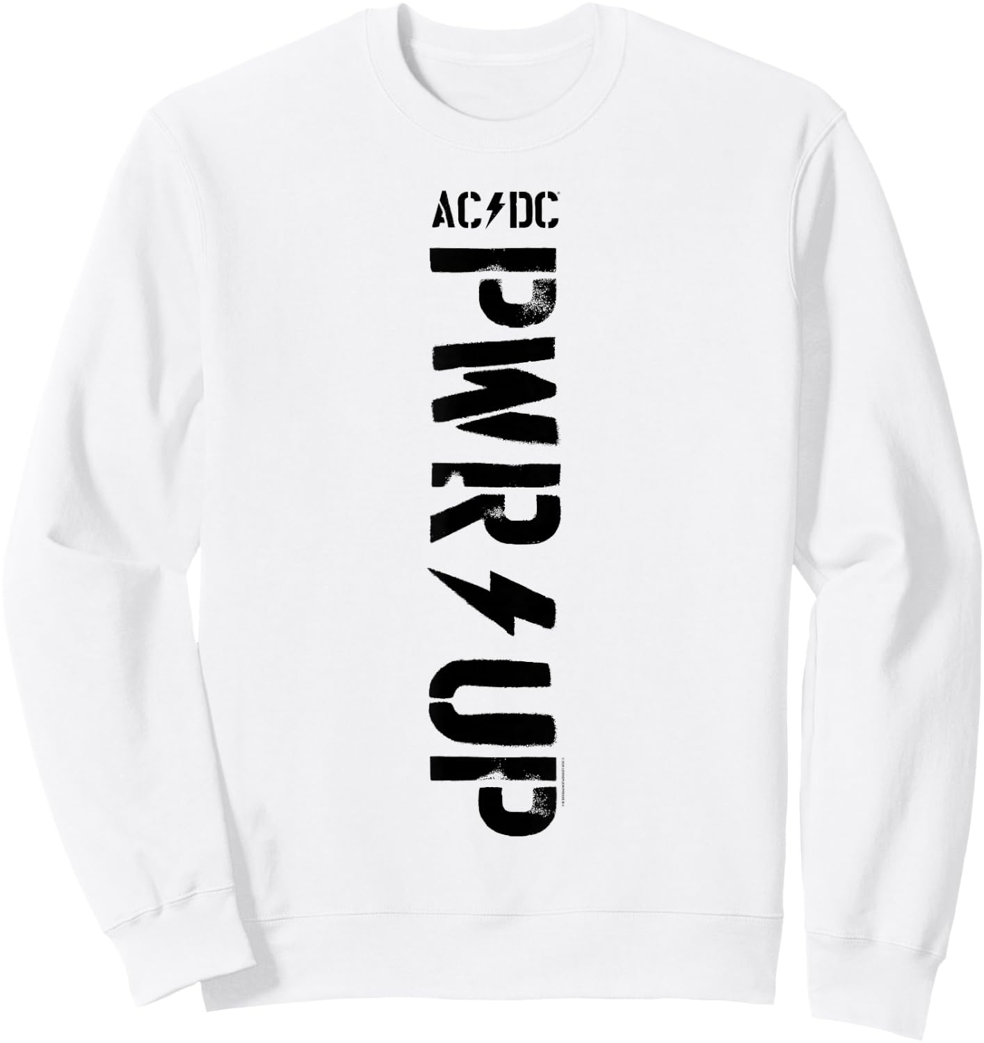 AC/DC - BY , Red Sweatshirt - Sweatshirt | White