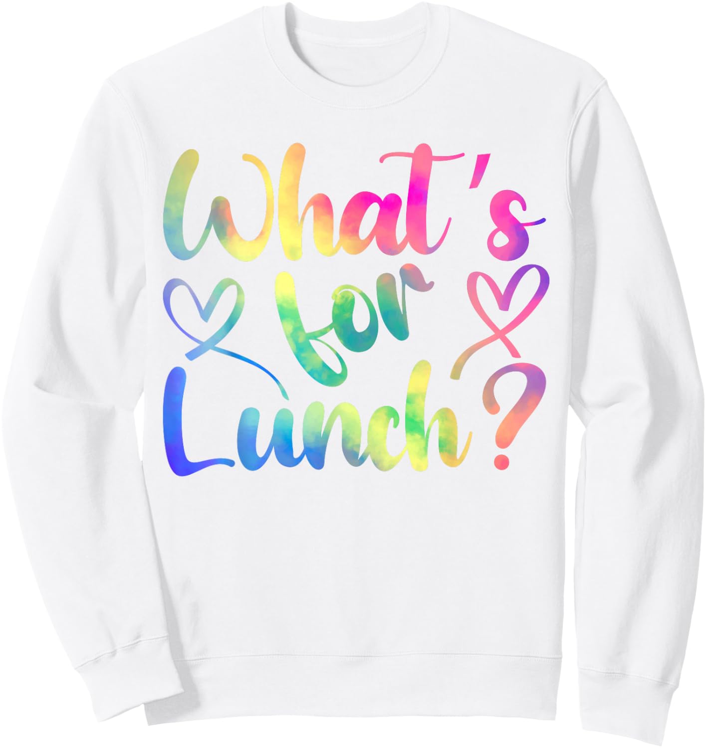 Lunch Lady Life What's For Lunch Cafeteria Crew Worker Women Sweatshirt - Sweatshirt | White