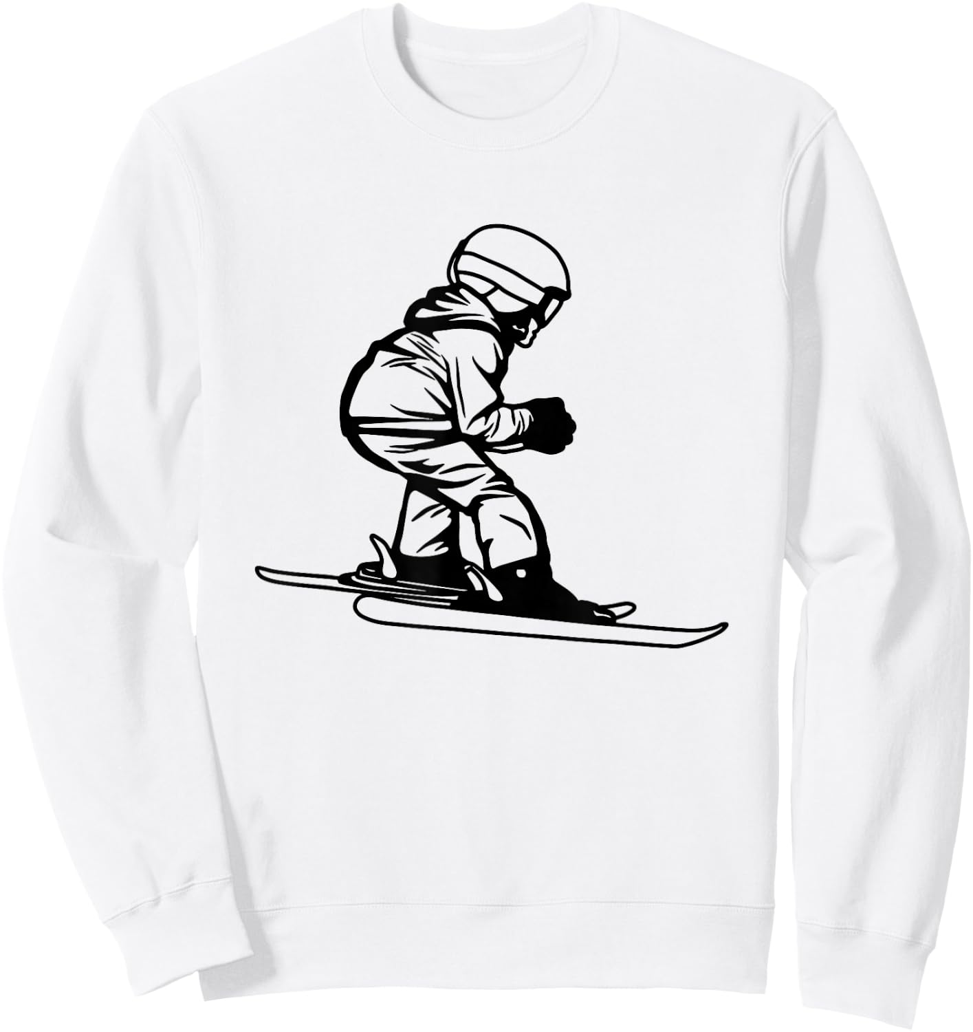 Skier Children's , White Sweatshirt - Sweatshirt | White