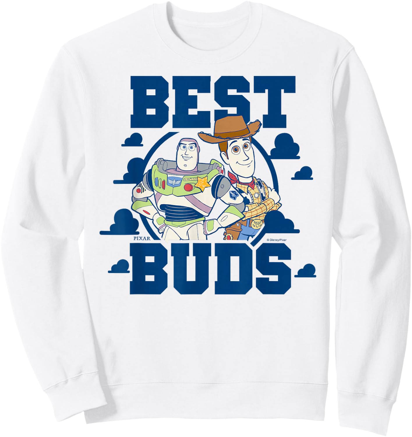 Toy Story 5 - Woody Buzz Best Buds Sweatshirt - Sweatshirt | White
