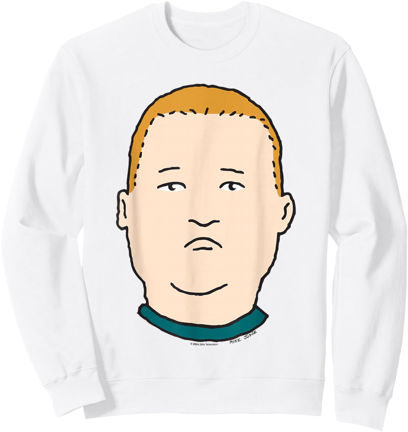 King of The Hill Bobby Hill Simple Portrait Sweatshirt - Sweatshirt | White