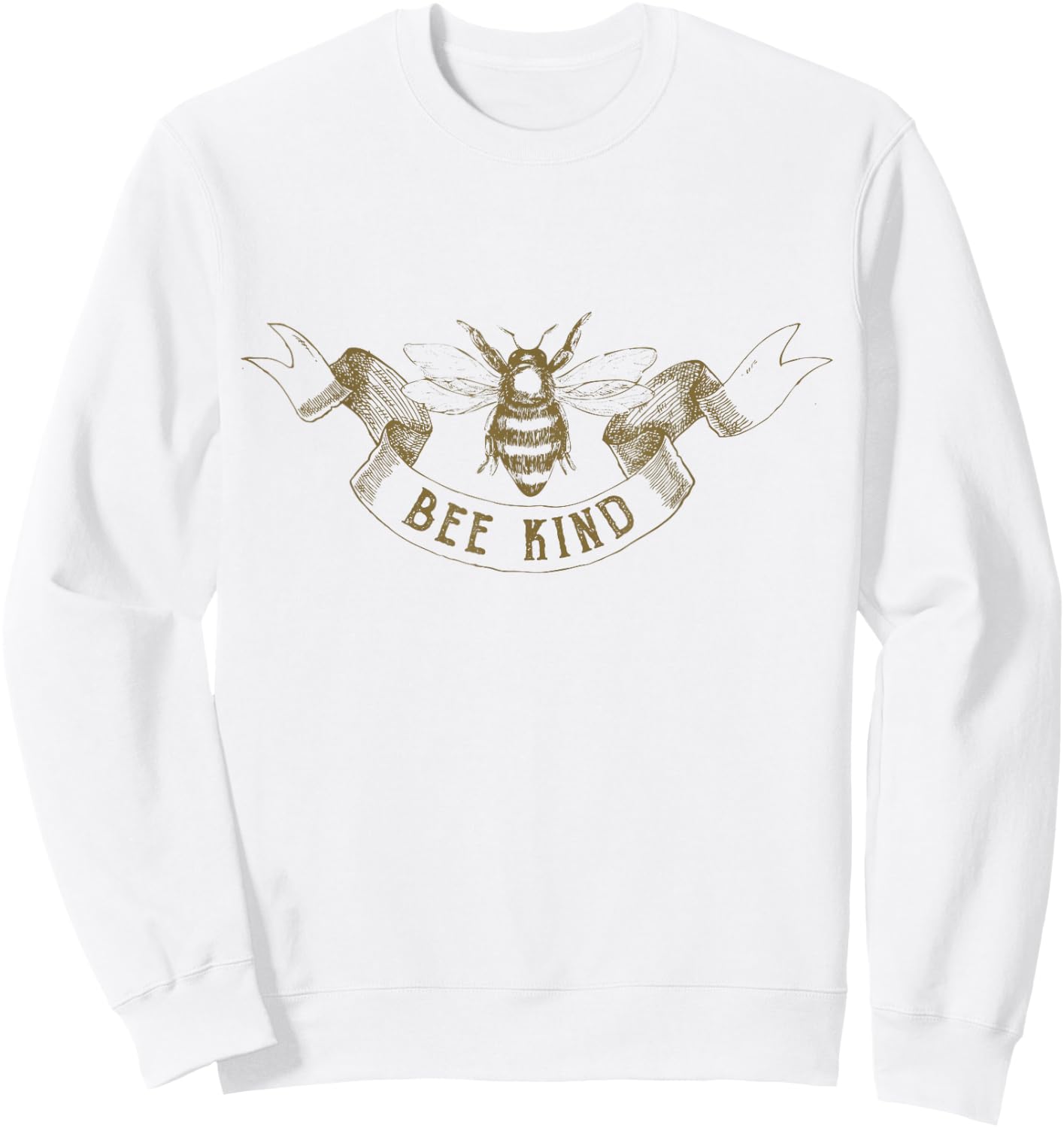 Honey Bee Kindness Shirt Women Bee Kind Sweatshirt - Sweatshirt | White