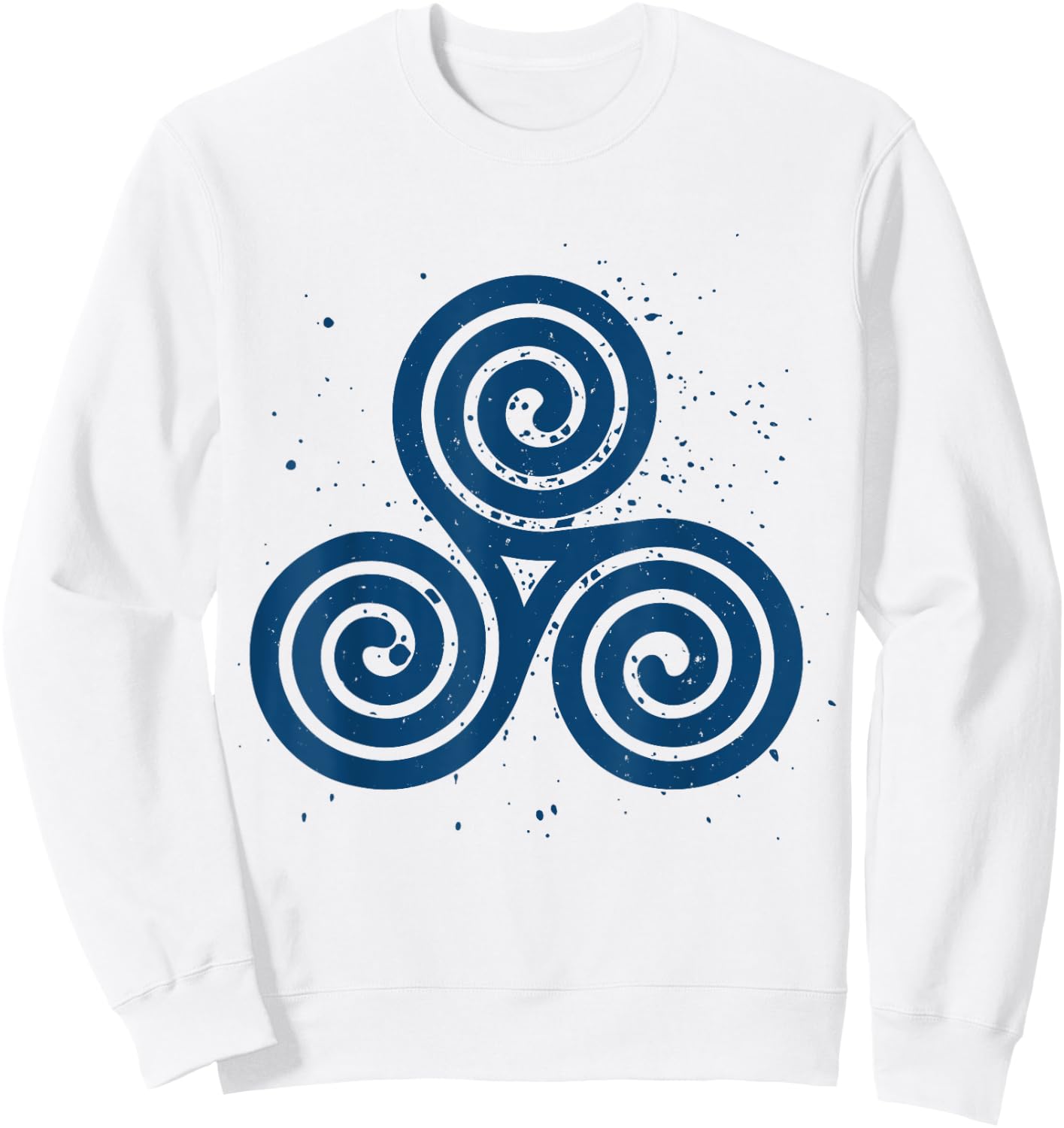 Celtic Knot Triskele Sweatshirt - Sweatshirt | White