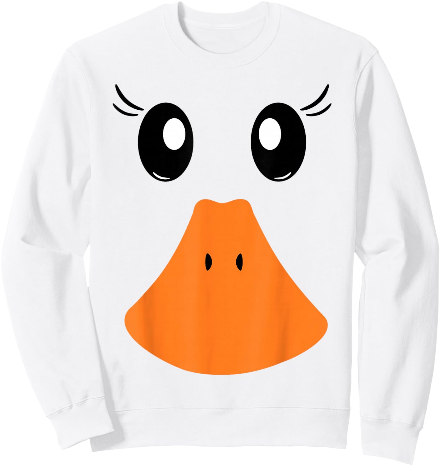 Duck Goose Bird Costume Carnival Fancy Dress Ducks Goose Peasant , White Sweatshirt - Sweatshirt | White