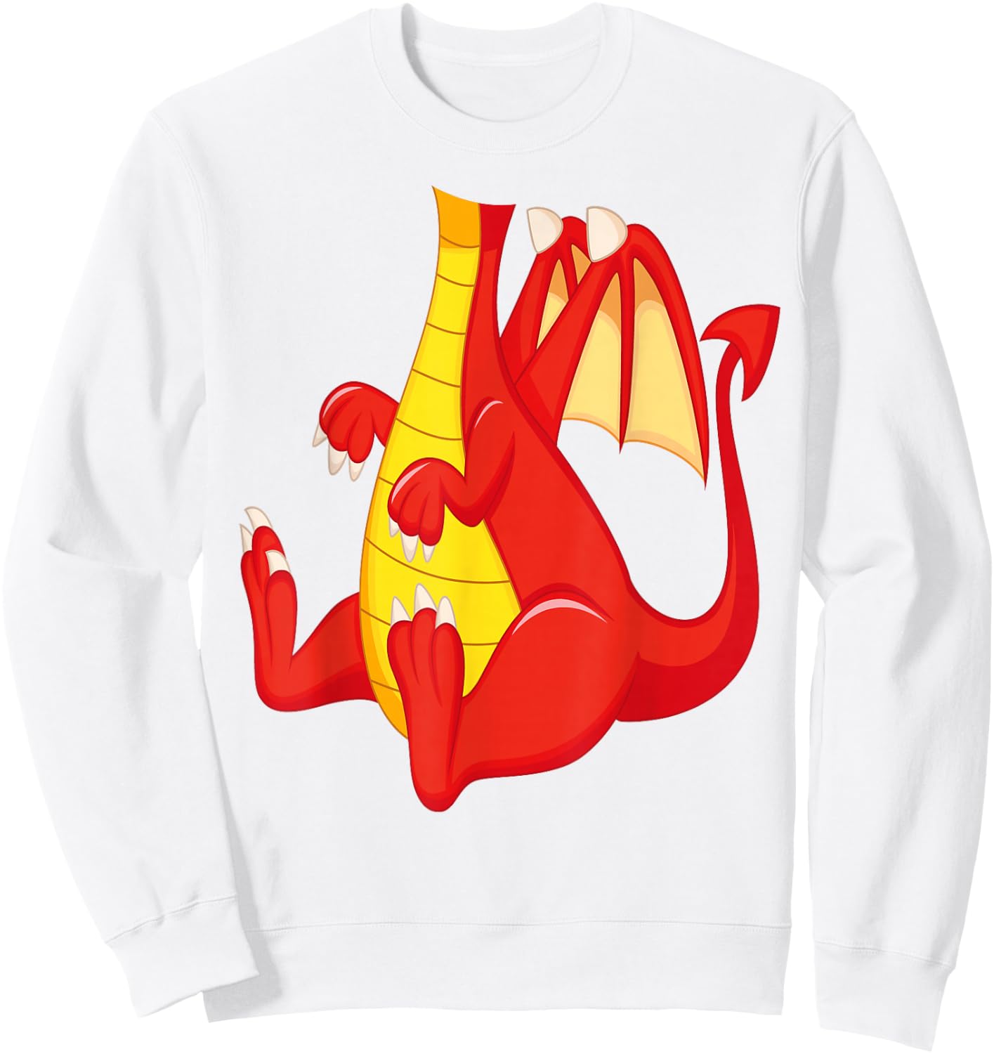 Dragon Shirt Adult Men Women Kids Red Dragon Costume Sweatshirt - Sweatshirt | White