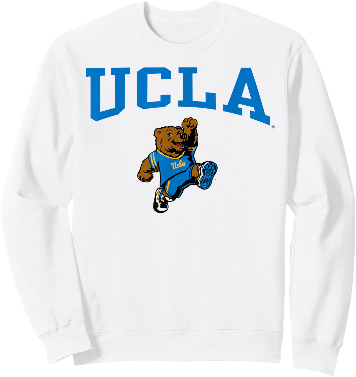 UCLA Bruins Mascot White Officially Licensed Sweatshirt - Sweatshirt | White