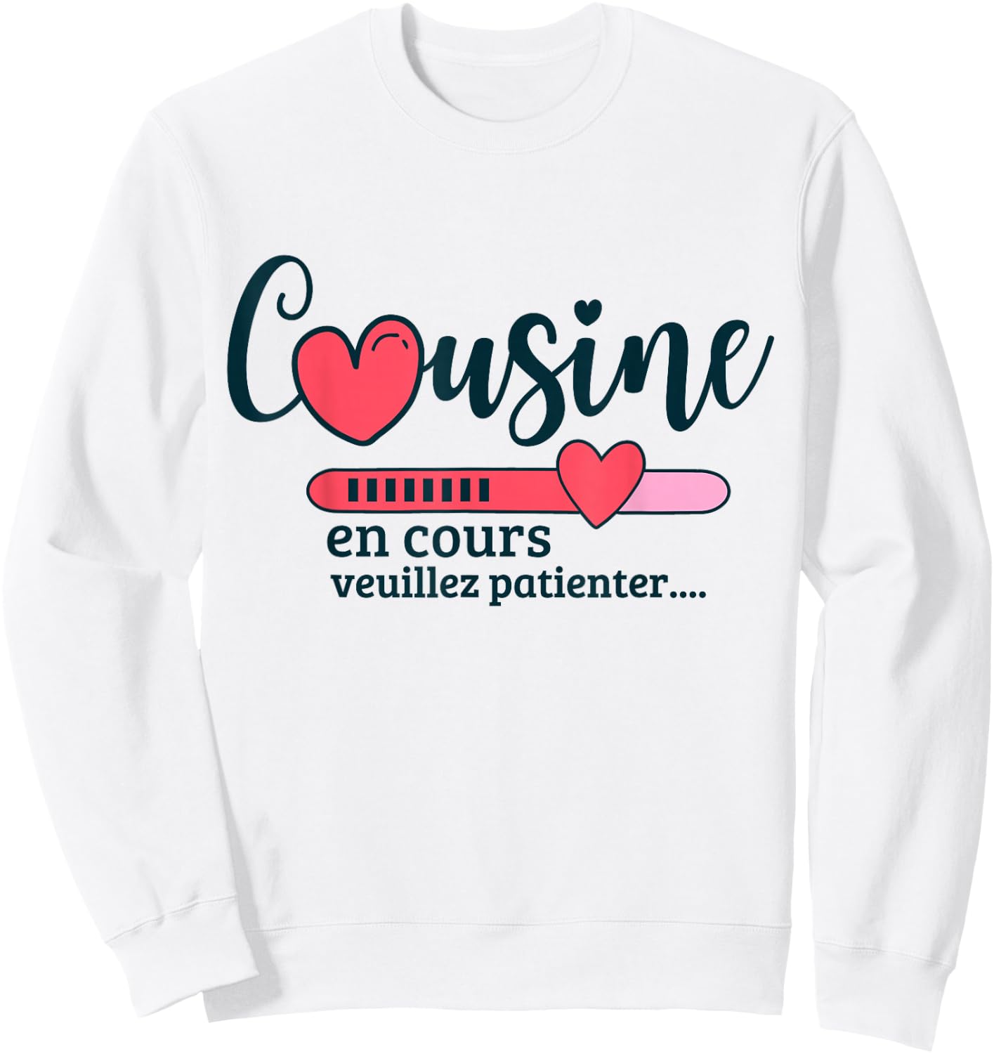 Soon Cousin Gift Surprise Girl Future Cousin 2025 , white, S Sweatshirt - Sweatshirt | White