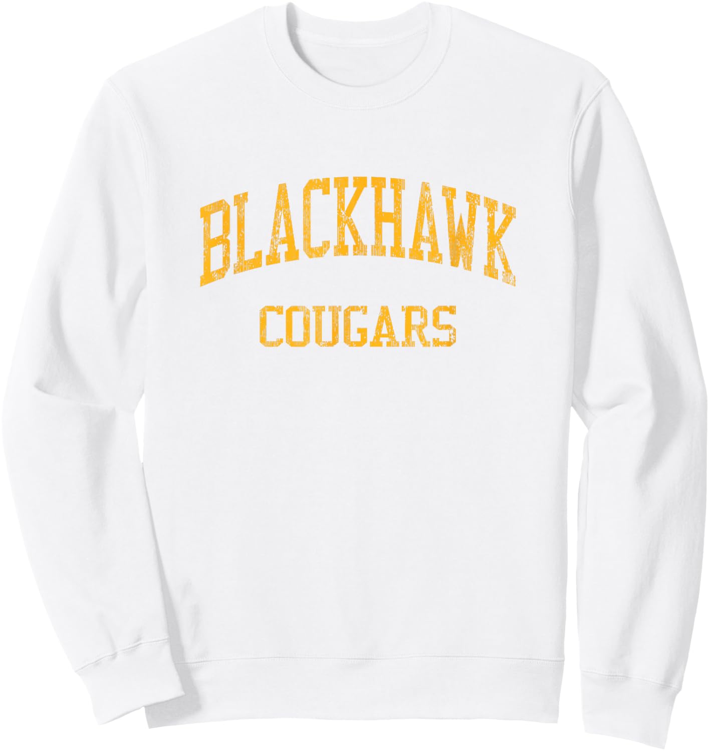 Blackhawk High School HS Beaver Falls PA Vintage Sports Sweatshirt - Sweatshirt | White