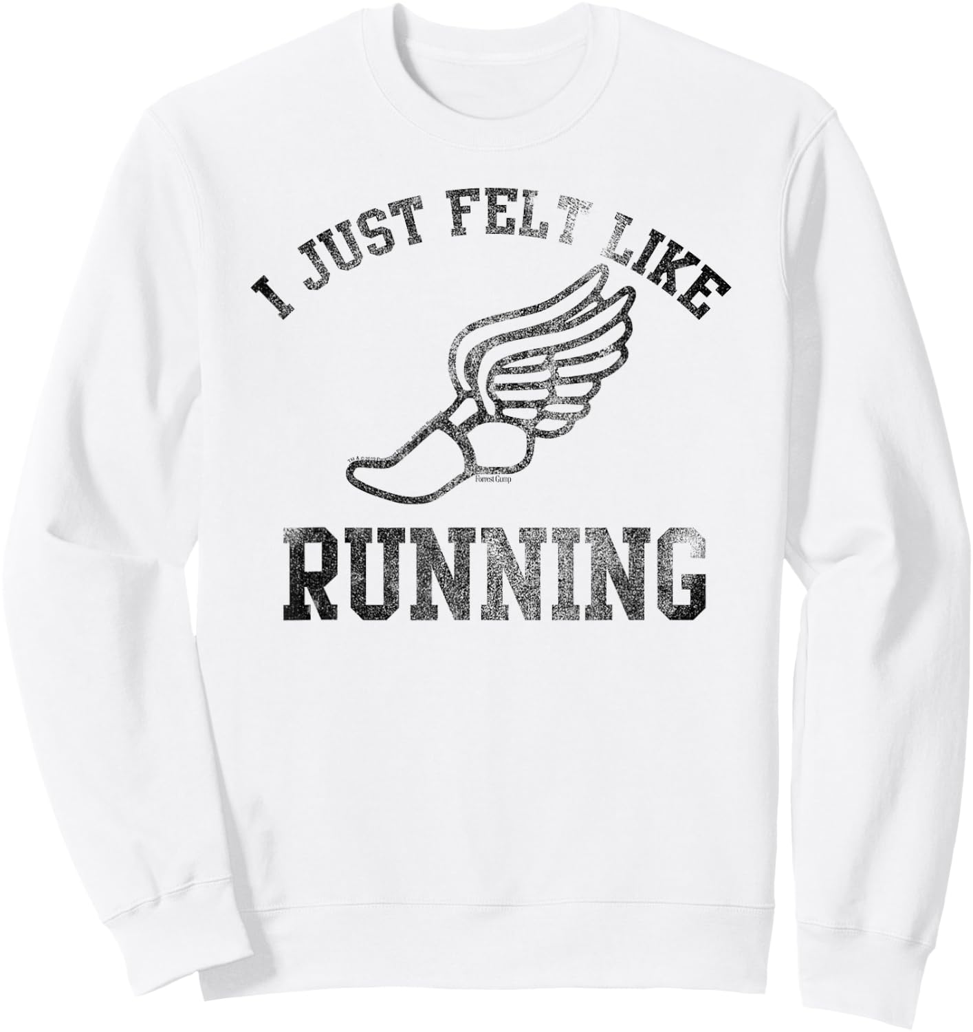 Forrest Gump I Just Felt Like Running Sweatshirt - Sweatshirt | White