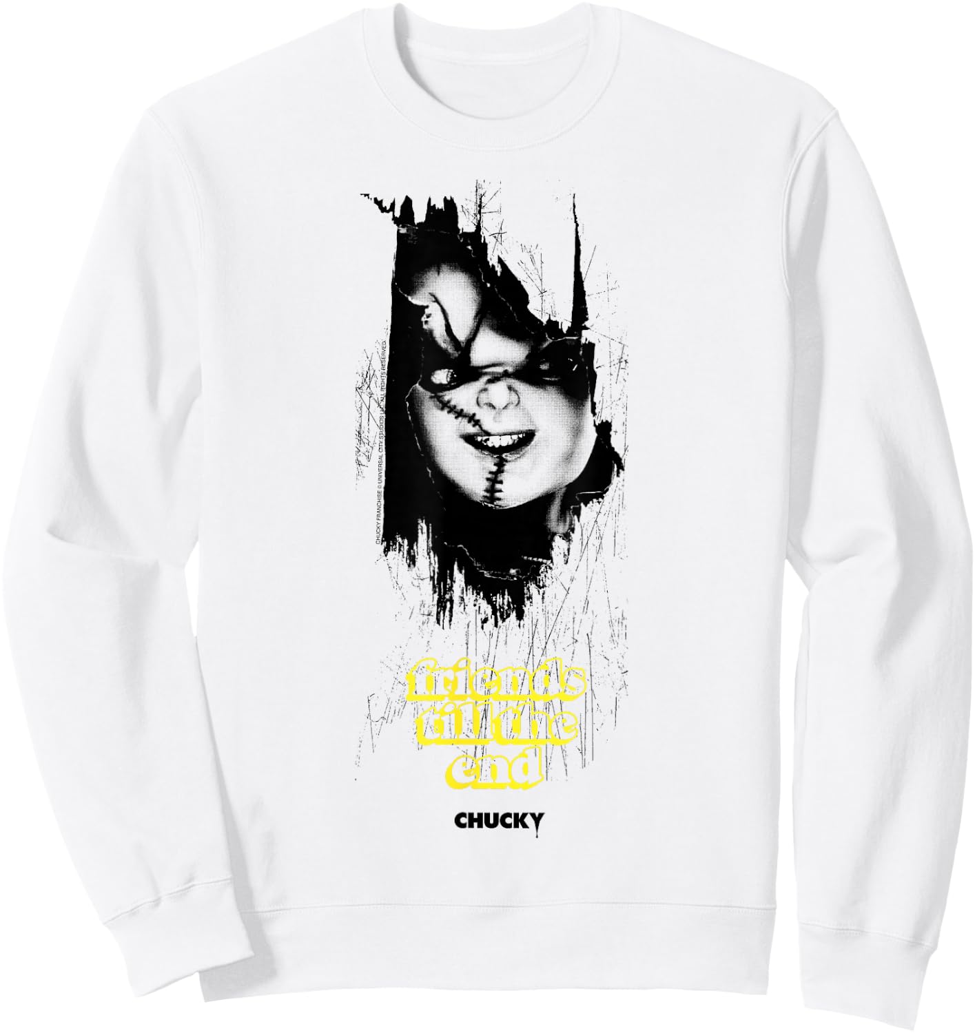 Chucky Friends Till The End Sweatshirt - Sweatshirt | White