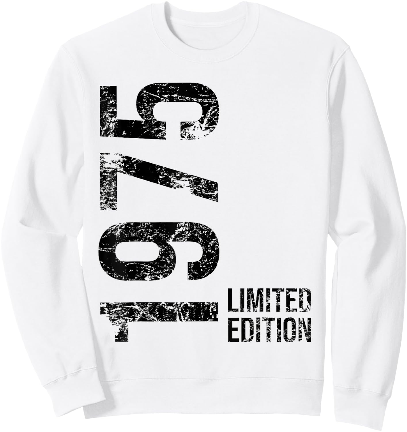 48th Birthday Man Woman 48 Years 1975 Gift , White Sweatshirt - Sweatshirt | White