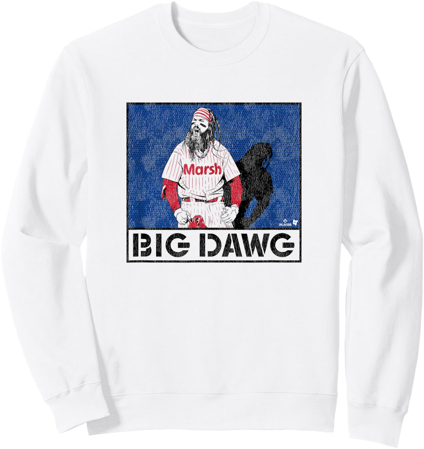 Brandon Marsh - Big Dawg - Philadelphia Baseball Sweatshirt - Sweatshirt | White