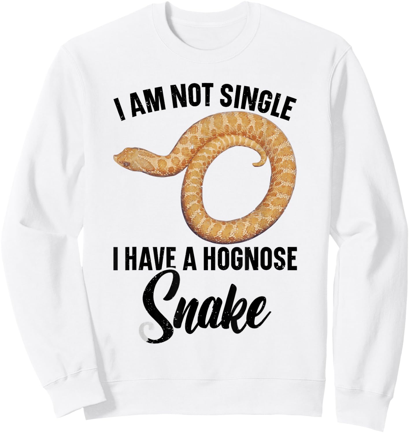 Hognose Snake Plush Hognose Snake Hide Hognose Snake Sweatshirt - Sweatshirt | White