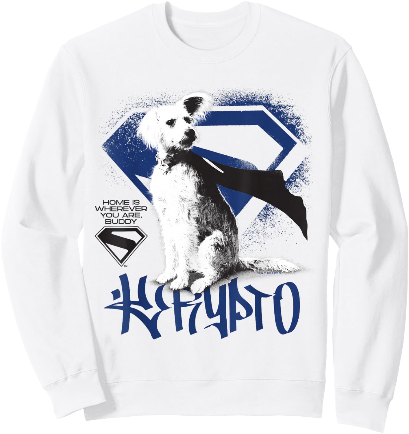 Supergirl 2026 Krypto Graffiti Sweatshirt - Sweatshirt | White